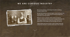 Desktop Screenshot of curiousindustry.com